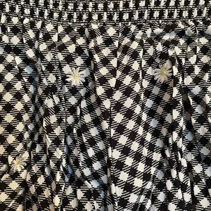 PINK PLAID SMOCKED SHORTS